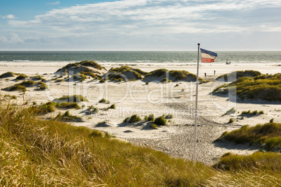 Landschaft in den Dünen auf der Insel Amrum