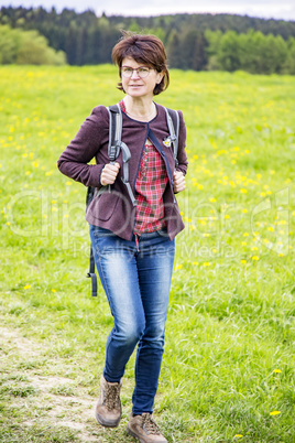 Woman in nature