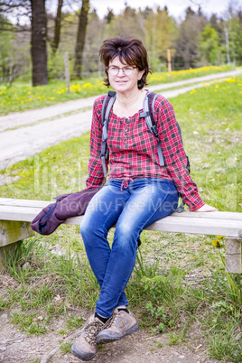 Woman in nature