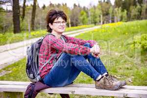 Woman in nature