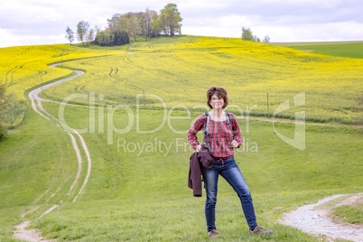 Woman in nature