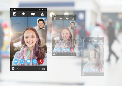 Social Video Chat App Interface