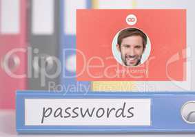 Identity Verify passwords App Interface