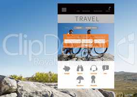 Travel App Interface