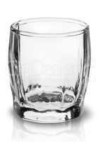 Glass for strong drink top view