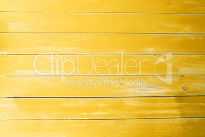 Yellow Vintage Wooden Background, Copy Space