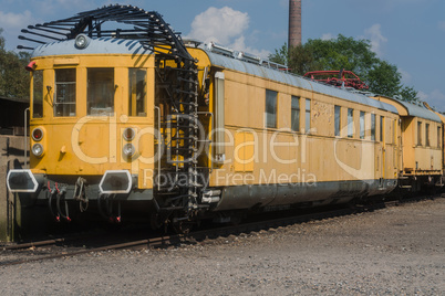 Eisenbahn, Tunnelmesswagen mit mechanische Messeinrichtungen