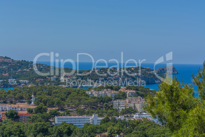 Panorama von der Bucht Paguera