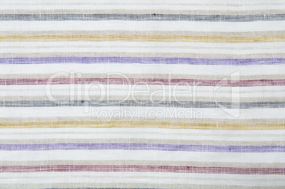 Stripes fabric background close up