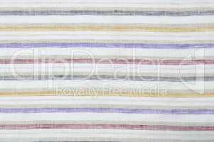 Stripes fabric background close up