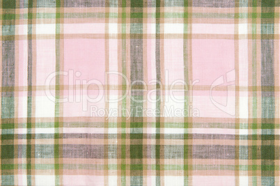 Close up checked fabric