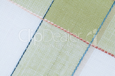 Checked fabric background