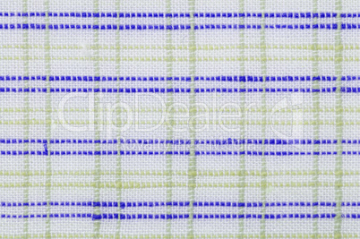 Checked fabric texture close up