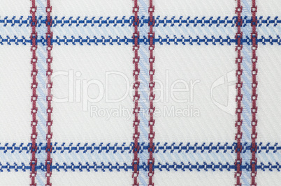 Checked cloth background close up