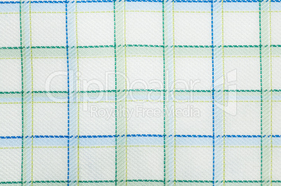 Checked fabric pattern close up