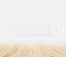 timber flooring with wall