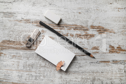 Photo of blank stationery