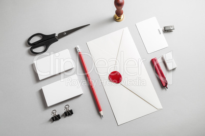 Blank stationery template