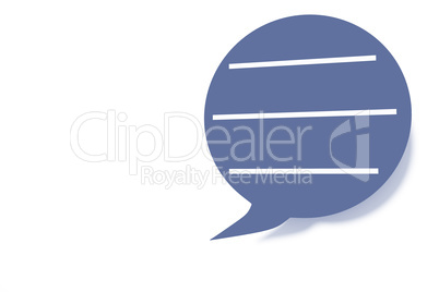 Speech bubbles, 3d illustration