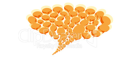 Speech bubbles, 3d illustration