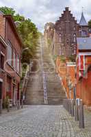 Montagne de Bueren, Liege, Belgium