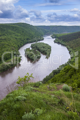 beautiful islands on big river