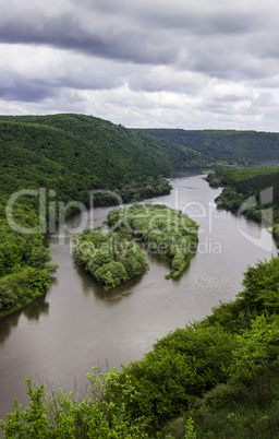 beautiful islands on big river