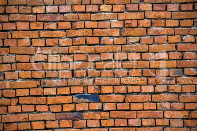 red bricks wall