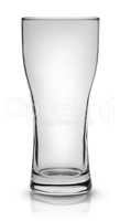 Empty small beer glass