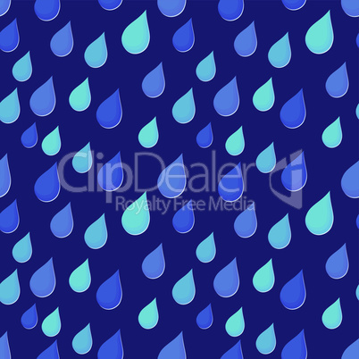 Rain drops falling obliquely seamless background