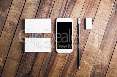 Smartphone and business cards