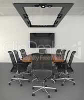 3d render - meeting room - office building
