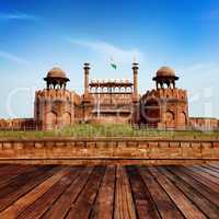 India, Delhi, the Red Fort