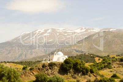 Orthodox church blue and white