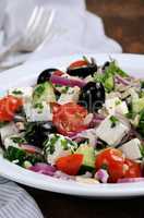 Greek Salad with Orzo