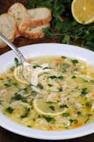 greek   lemon chicken soup