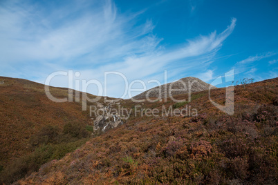 View to the scotish mountain