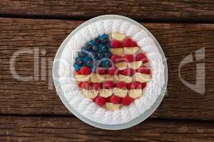 Fruitcake with 4th july theme