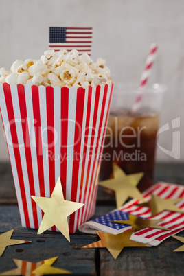 Close-up of popcorn