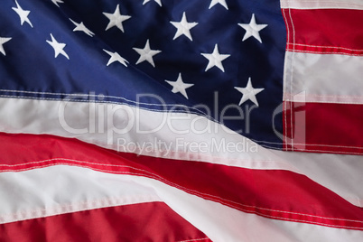 Close-up of an American flag