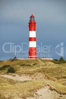 Lighthouse on the island Amrum, Germany