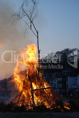 Easter fire in Germany