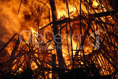 Easter fire in Germany