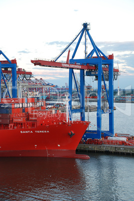 The harbor of Hamburg, Germany