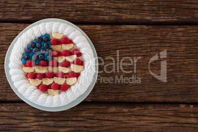 Fruitcake with 4th july theme