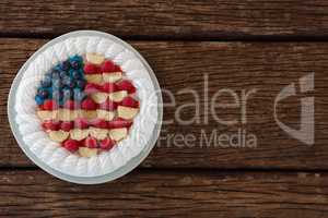 Fruitcake with 4th july theme