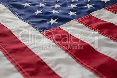 Close-up of an American flag