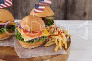 Snacks with 4th july theme