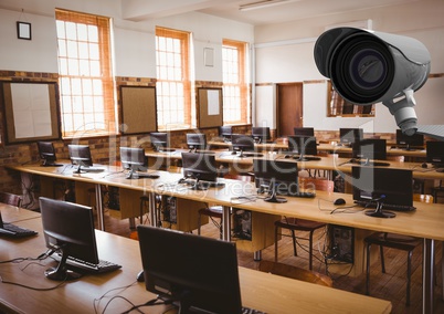 CCTV control a computer classroom