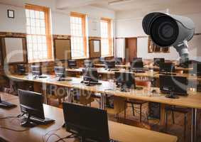 CCTV control a computer classroom